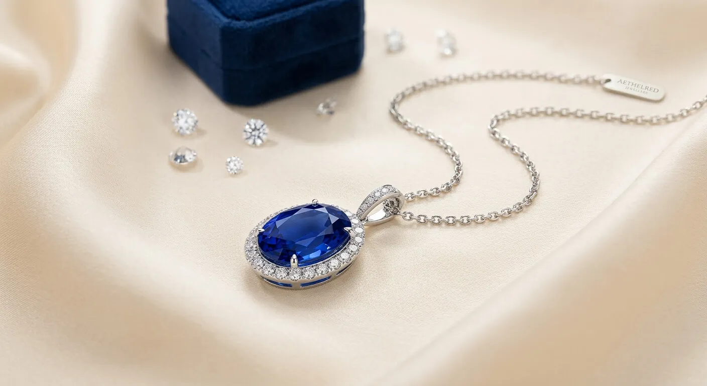 サファイアのネックレス